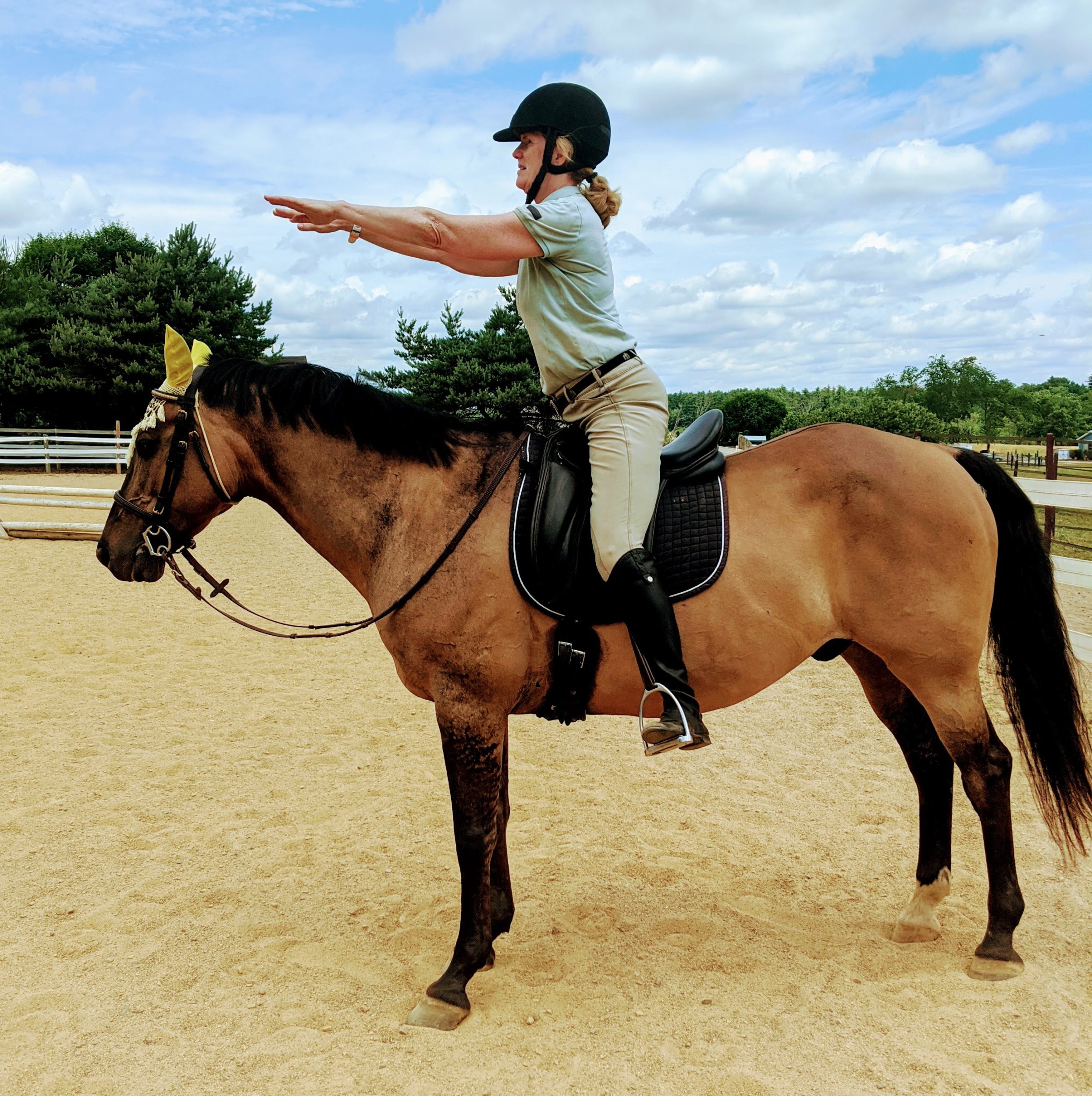 Yoga on Horseback: Strength. Flexibility. Balance. Joy.